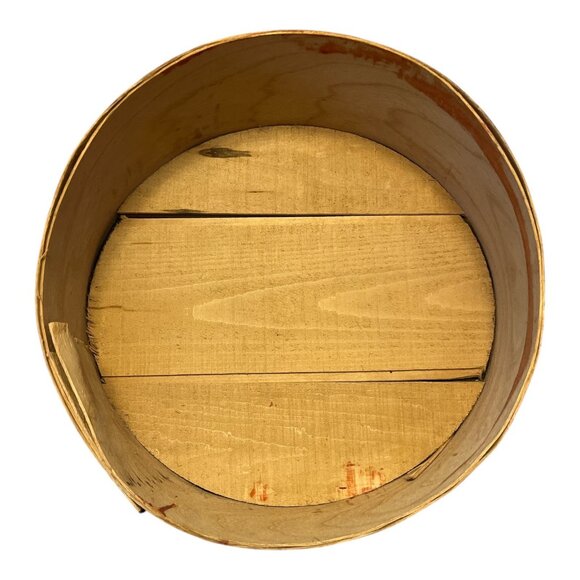 VTG Seneca Crafts Painted Wood Cheese Box – Goose & Bear Country Decor – 15" x 5 - Picture 5 of 8